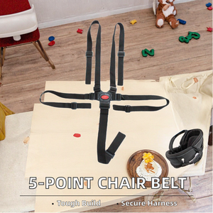 Arnés de Seguridad Plegable de Poliéster con Correas Cómodas de 5 Puntos, Capacidad de Carga de 6 kg, Accesorios para Asiento de Auto para Bebés y Niños de 2 a 4 Años - Product Image 3