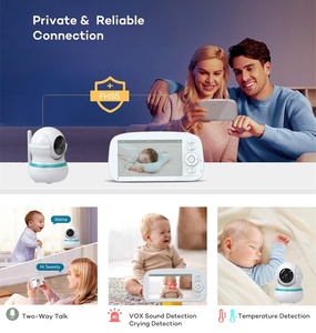 Le plus récent gros Audio bidirectionnel Vision nocturne rappel d'alimentation longue veille 5 pouces meilleur vendeur bébé moniteur avec écran - Product Image 6