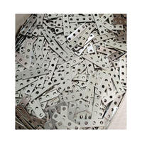 Connecteur de pont de pliage en plaque cuivre-aluminium de différentes tailles, épaisseur 1/1,5/2 mm, barre omnibus en cuivre étamé pour batterie au lithium carrée