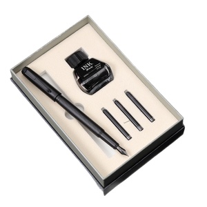 Set di penne stilografiche a inchiostro personalizzato di lusso cartucce sostitutive Set regalo speciale per studenti - Product Image 5