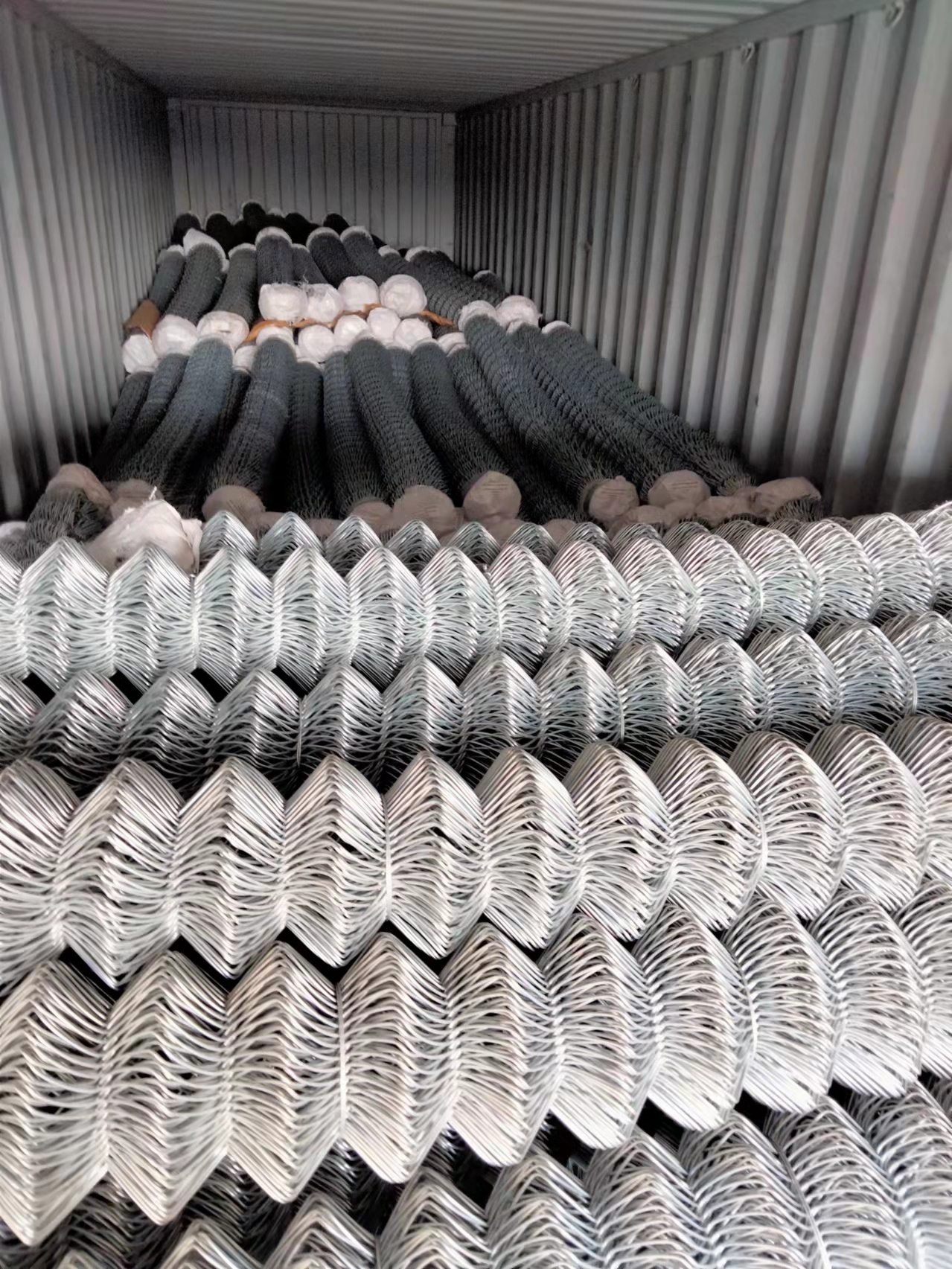 Pvc Coated / Galvanized 10 Gauge Chain Link Fencing Anti Rust