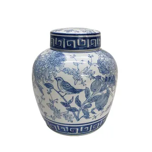 卸売花花瓶青と白の磁器花瓶家の装飾用