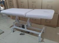 HICOMED électrique 2 moteurs Massage traitement corporel Table de tatouage des cils tout noir Salon de beauté Acupuncture lit de physiothérapie