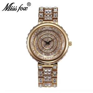 Reloj con Diamantes Más Vendido, Venta Directa de Fábrica, Reloj de Moda para Mujer con Diamantes Completos, Relojes Mecánicos de Negocios - Product Image 6
