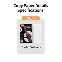 Papel Multifuncional A4 de 80g para Impresoras de Inyección de Tinta y Láser, Ideal para la Oficina Diaria e Impresión de Documentos