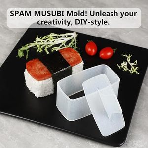 Kit de moules à musubi, presse à musubi, lot de 2, avec trancheuse à viande et spatule à riz - Product Image 2