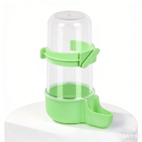 Mangeoire et abreuvoir automatiques épaissis pour oiseaux, distributeur grande capacité de 16 cm pour cailles et perroquets, accessoire pour cage à oiseaux