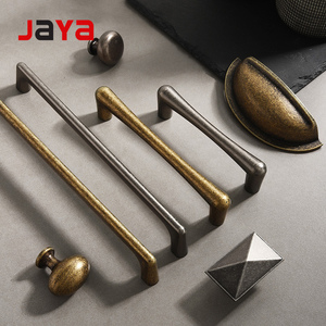 JAYA Aluminium Alloy Handles for Kitchen Cabinets Antique Brushed Bronze Drawer Pulls and Modern Cupboard <strong>Door</strong> Handles - Product Image 1