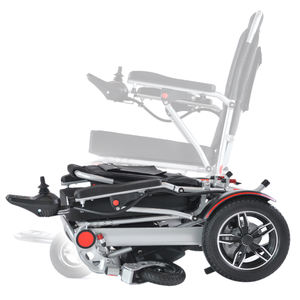 รถเข็นไฟฟ้าพับได้แบบใหม่ ควบคุมด้วยรีโมท ผลิตจากอะลูมิเนียม น้ำหนักเบา พร้อมแบตเตอรี่ลิเธียม - Product Image 6
