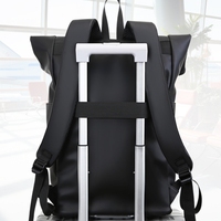 Tas Ransel Komputer Colefa Pria Anti Air 16 Inci untuk Kerja, Komuter, Perjalanan, Kapasitas Besar, Mahasiswa, Model Gulung