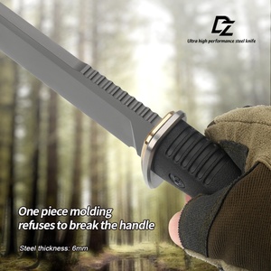 Cuchillo de Acero Inoxidable Personalizado de Grado DIY Tosen con Mango de Plástico, Portátil, Multifuncional, con Clip para Cinturón, Compatible con OEM, para Camping, 1 Año de Garantía - Product Image 3