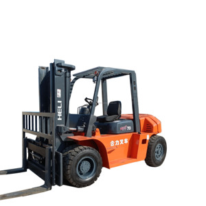 New Arrival 7 Ton Diesel Heli Forklift Truck <b>Used</b> Condition 4.5m Lifting Height 1 Year Warranty Retail Direct China - Product Image 1
