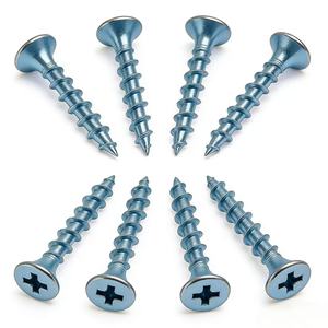 Tornillo para paneles de yeso de rosca gruesa, galvanizado en zinc, azul y blanco # 8 x 1 pulgada para placas de yeso y <span class=keywords><strong>montantes</strong></span> de madera - Product Image 5