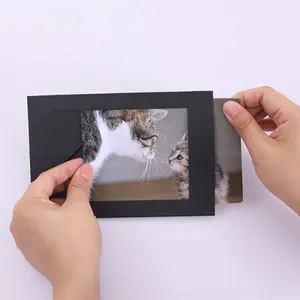 Wholesale 4*6 Black Photo Frames For Wedding Diy Classroom Photo Frame With Easel Gallery Frames Standing Paper Picture