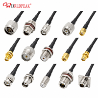 Câble coaxial à faible perte LMR240 personnalisé par le fabricant avec connecteurs RF multiples N SMA TNC pour assemblage de câble de raccordement d'antenne WiFi DAS intérieure