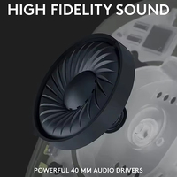 Auriculares Inalámbricos para Juegos Logitech G435, Sonido Envolvente 7.1, Controlador Dinámico, Resistentes al Agua IPX-6, Micrófono Integrado para Juegos y Música