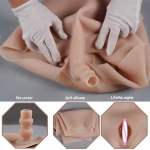 Realistische Siliconen Nep <span class=keywords><strong>Vagina</strong></span> Butt Enhancer Broek <span class=keywords><strong>Shemale</strong></span> Cosplay Tieten G H Cup Man-vrouw Bodysuit Voor Crossdresser - Product Image 5
