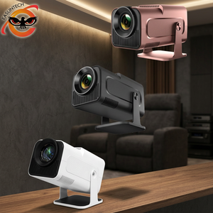 180 Degree Rotating Stand Short <b>Throw</b> Projector 1:0.9 Smart Android Beamer for Ceiling Cinema 67 390 ANSI - Product Image 3