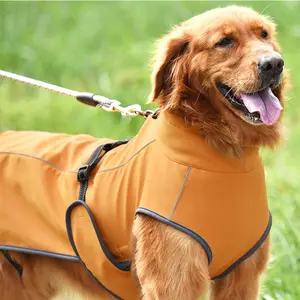 Winter Warm Dog Coat Clothes X-Large Dogs Waterproof Big Dog Jacket Vest