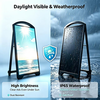 Layar LED Digital Signage Luar Ruangan Tahan Air IP65 Kecerahan Tinggi Pro Canggih P1.86 4000CD untuk Periklanan
