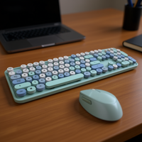 Wholesale SUNING Wireless Ultra Thin USB 104 Keys 1000 DPI Keyboard Mouse Combos for Home Office Stock