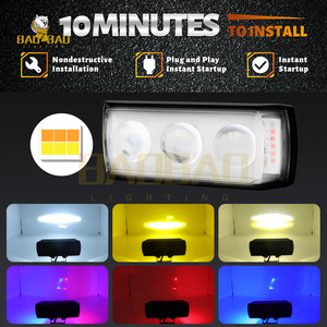 <span class=keywords><strong>BAOBAO</strong></span> BB1813 Luz LED para Motocicleta, Faro Delantero con 1 2 3 4 5 6 Lentes, Flash Blanco, Amarillo, Niebla, Mini Luz para Moto - Product Image 3