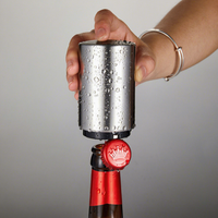 Décapsuleur à Pression en Acier Inoxydable pour Comptoir, Ouvre-Bouteille Manuel pour Bière, Accessoire de Bar et de Cuisine, Vente en Gros
