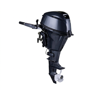 Motore fuoribordo da 30 CV, 4 tempi, motore marino, avviamento manuale, blu scuro - Product Image 1