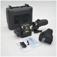 Optical Sight Combination 558 G33 Holographic Reflex Red Dot and 3X Magnifier Aluminum Alloy Quick Release for Hunting