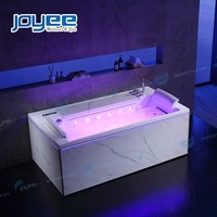 JOYEE – baignoire à Double bande de lumière moderne, grande cascade, bain à remous de Massage Spa d'intérieur, en solde