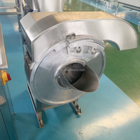 Kls Commerciële Gemotoriseerde Fruitgroente Aardappel Frituursnijmachine Met Snijblok Voor Reepjes En Plakjes