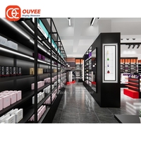 Système d'affichage métallique professionnel pour magasins, fournisseur de solutions de vente au détail, vitrine de présentation de cosmétiques