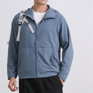2025 New Arrival Custom <strong>Men's</strong> Casual Hooded Lightweight Waterproof <strong>Jacket</strong> for <strong>Summer</strong> - Product Image 1