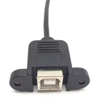 Estándar 0,5 M USB Micro 5Pin a BF Impresora Cable de extensión USB 2,0 Conector PVC Datos USB B Cable