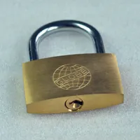 Fastener Accessories 5 Pcs 20 30 40mm Copper Padlocks Open by Same Keys Key Alike Lock CYL 3001 Industrial Fastener Component