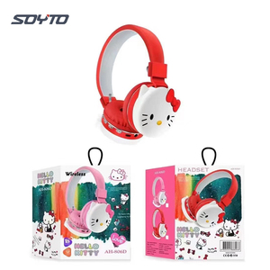 Shuoyin Kitty CAT AH806D auriculares inalámbricos <span class=keywords><strong>Mario</strong></span> <span class=keywords><strong>Bros</strong></span> niños auriculares lindos auriculares de dibujos animados BT auriculares para niños niñas - Product Image 3