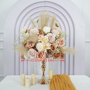 Bola de Flores de Seda de Tacto Real, Centro de Mesa Artificial para Bodas, Decoración para Eventos, Fondo Decorativo - Product Image 2