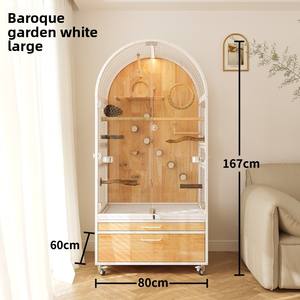Cages et maisons pour animaux de compagnie Petit animal de compagnie Matériau durable de haute qualité Base antidérapante - Product Image 4