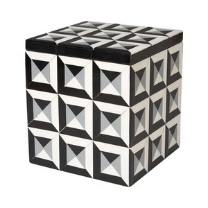 Caja decorativa rectangular de nácar de alta calidad para decoración del hogar y vajilla Acentos indios Gran variedad de cajas - Product Image 4