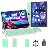 Nueva Tablet PC Android 16 de 11 Pulgadas, 20GB RAM, 128GB ROM, Precio de Fábrica 2026, Uso Profesional, Resolución Incell de 1280x800