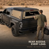 Couverture de benne de camion en aluminium, hardtop, pour Toyota Tacoma TRD 5 pieds, avec support de toit, étanche, OEM ODM