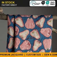 Tela Jacquard de Lujo al por Mayor, Diseño Clásico con Hilo Dorado, Textil Premium para el Hogar