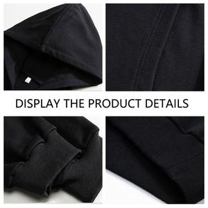 Unisex Men's Eco-Friendly Breathable Plus Size 2 Piece Fleece Suit Streetwear Jogger Sweatpants Hoodie Custom Plush Long <b>Sleeve</b> - Product Image 2