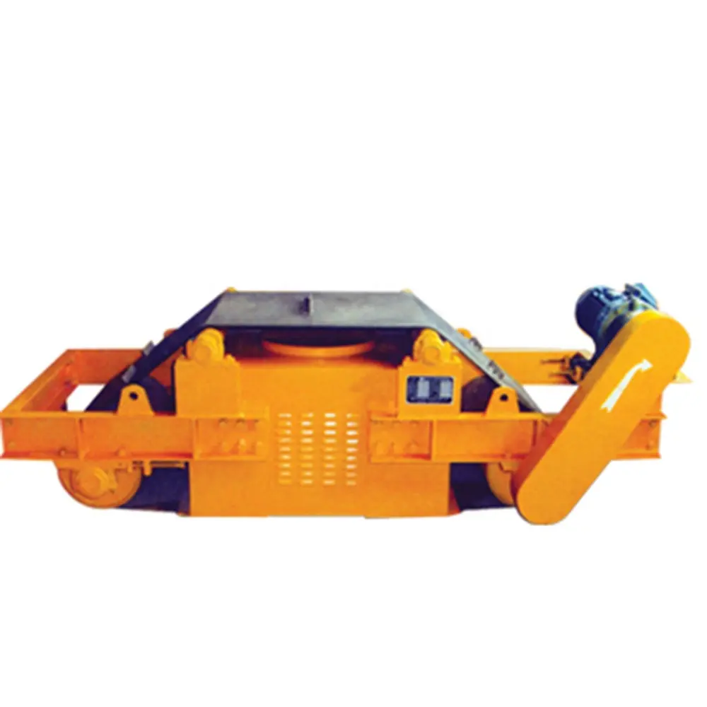 Dry Permanent Magnet Self Unloading Belt Hanging Type Mining Used Iron Magnetic Drum Separator