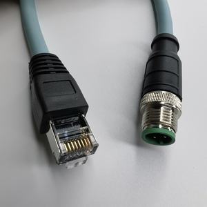 M12 a D 코드 4 RJ45 산업용 Profinet 이더넷 케이블 어셈블리 높은 유연성 차폐 와이어 하니스에 남성 여성 핀 - Product Image 3