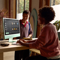 Ordinateur tout-en-un Apples AI, 24 pouces, argent, écran 4,5K, M4 (10+10 cœurs), 16 Go de RAM, 512 Go de SSD