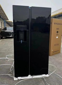 Réfrigérateur double porte à froid ventilé argenté avec poignées, économe en énergie - Product Image 5