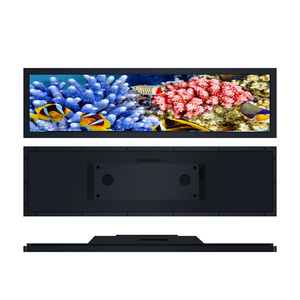 Siêu mỏng kéo dài thanh LCD hiển thị kỹ thuật số Kệ cạnh dải màn hình 4K màn hình Android Bảng điều chỉnh dấu hiệu cửa hàng quảng cáo signage - Product Image 2