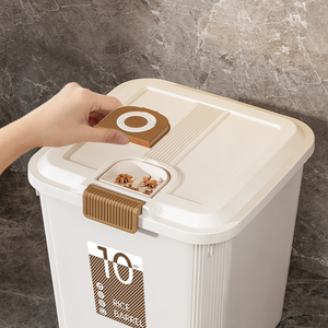 Bán Buôn Chống Ẩm Nhựa Gạo Hộp Lưu Trữ 5/10/15/25Kg Thực Phẩm Hạt Container Có Nắp Đậy Cho Nhà Bếp Sử Dụng <span class=keywords><strong>PP</strong></span> Nhựa - Product Image 5