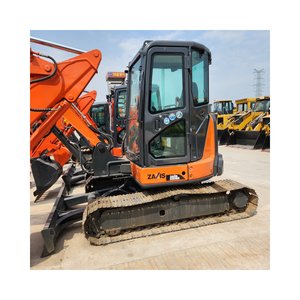 Pelle sur chenilles hydraulique HITACHI ZX55USR d'occasion japonaise mini-pelle d'occasion ZX55 ZX55US ZX60 vente au comptant - Product Image 1